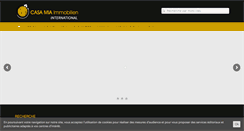 Desktop Screenshot of casamia-immobilien.de
