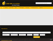 Tablet Screenshot of casamia-immobilien.de